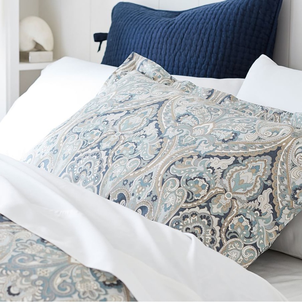 Pottery Barn Mackenna Paisley King Sham